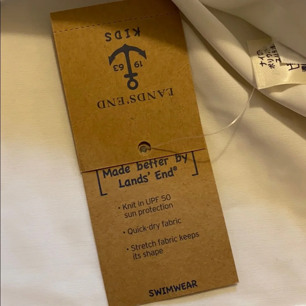 NWT lands end UPF 50 swim shirt